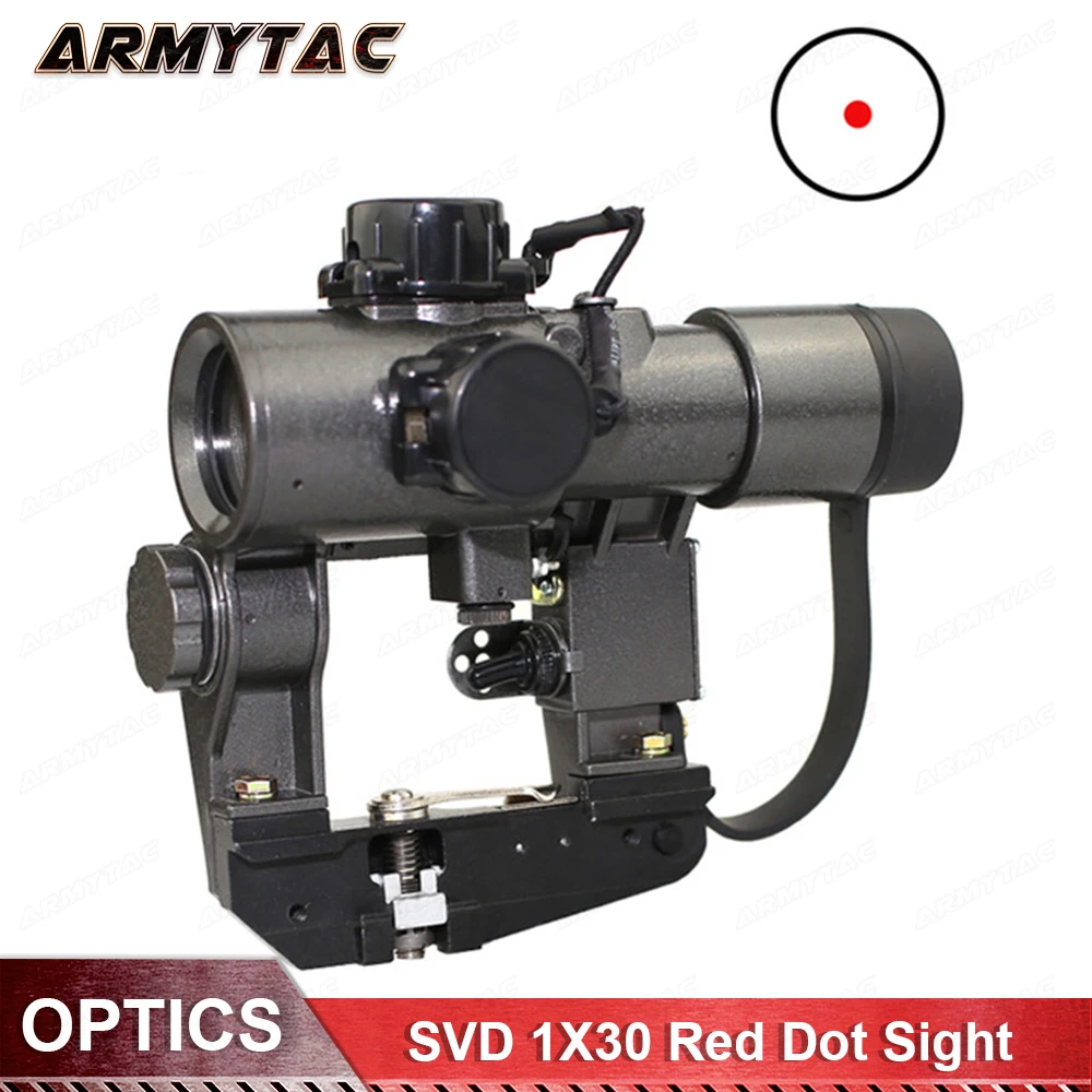 

Recoil Resistant Svd Red dot scope SVD 1x 30 Scope