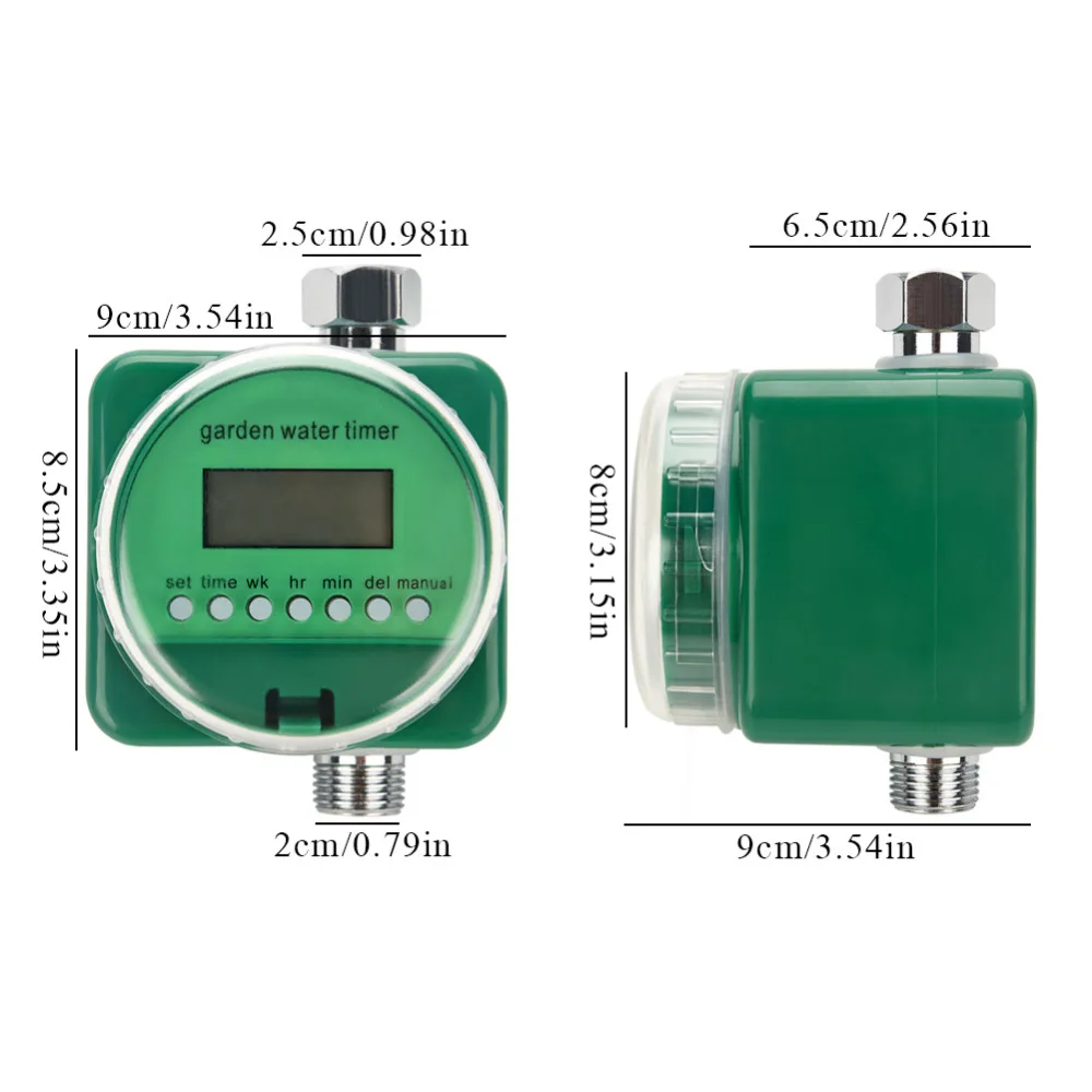 Датчик дождя, автоматический ЖК-дисплей, таймер для полива, электронный контроллер для полива воды в саду, Temporizador