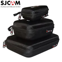 100% Original SJCAM Deportivos de Marca Accesorios de La Cámara Grande Medio Pequeño Tamaño de Viaje Bolsa de Almacenamiento para SJ7 SJ6 SJ5000X Acción Camara