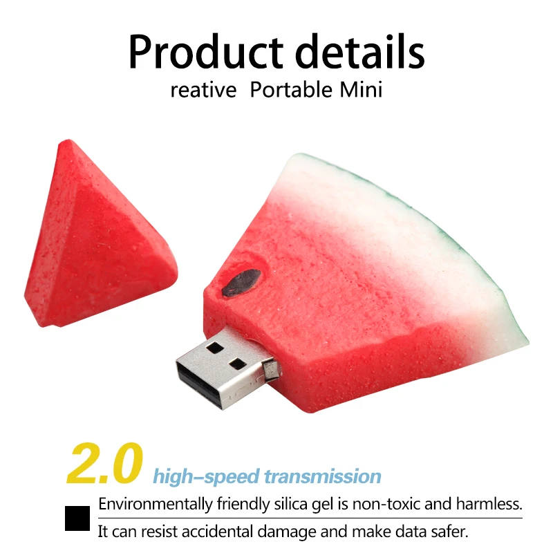 Мини мультфильм арбуз USB флэш накопитель Флешка для ПК 4G 8G 16G 32G флеш 64gb com frete