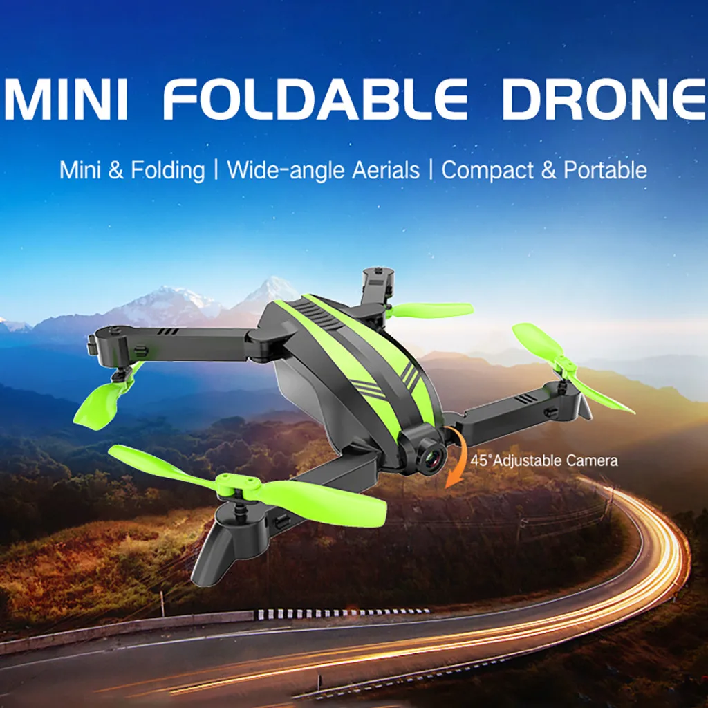 

HIINST GW68 480P Folding Mini RC Drone Aerial Photography Children's Toy Quadcopter Cfly Dream Drone Follow Me 19APR22 P35