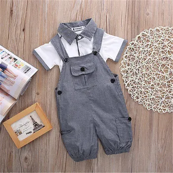 

2PCS Set Baby Toddler Kids Boys Clothes T-shirt Tops + Pants Outfits Playsuit Infant Bodysuit Clothing Baby Boy Clothes