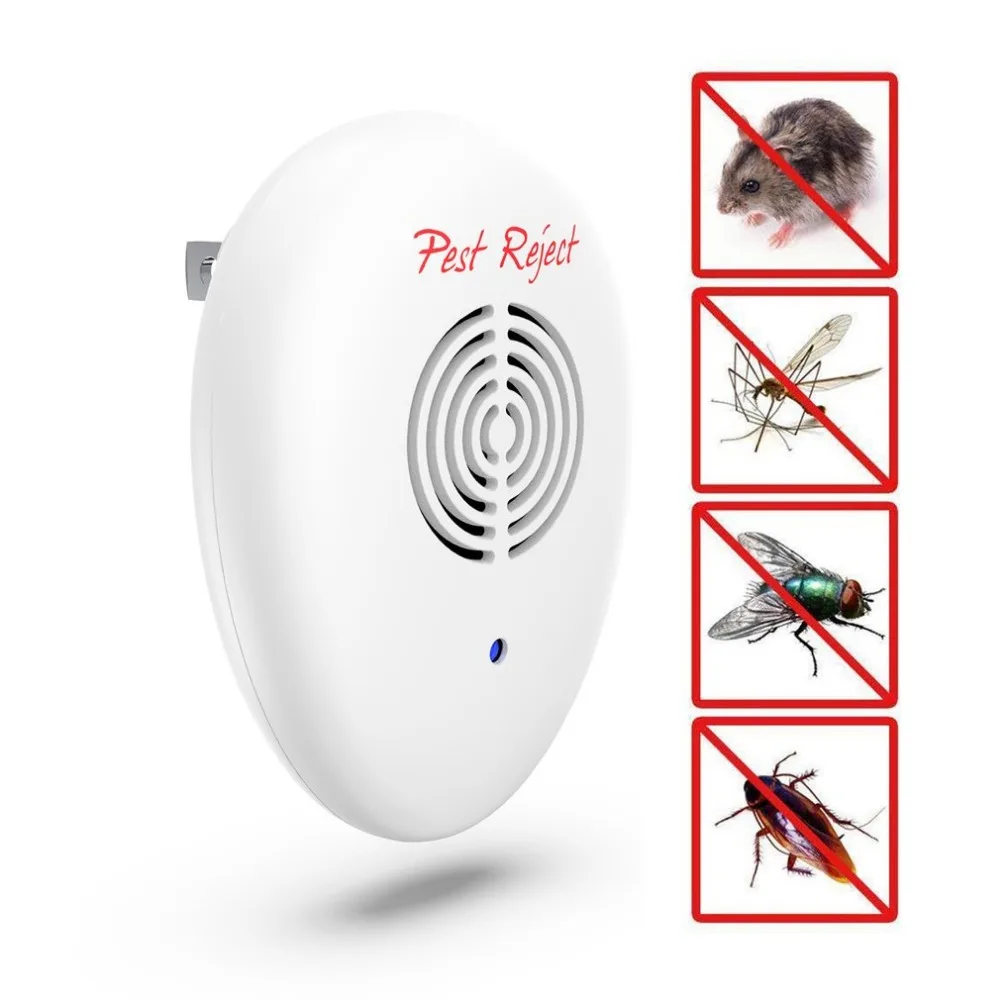 

New Hot Multifunction Ultrasonic Mouse Repeller Wall Plug-in Cockroach Insect Trap Mosquito Repellent Home Pest Control Device