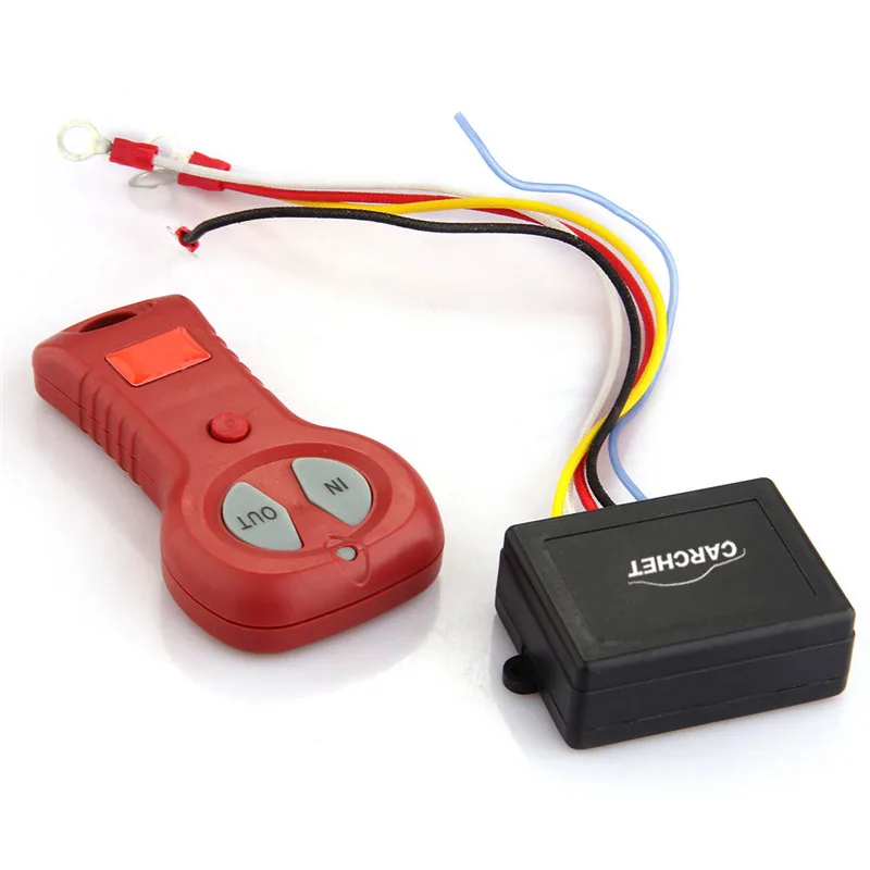 CARCHET Winch Wireless Remote Control Set Kit for Bulldog for Jeep ATV SUV Offroad DC 12V-24V Remote Controls Winch