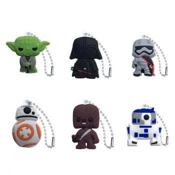 

1pcs Star Wars Cute Charm Ball Chain Keychain Organize Desk Accessories&Organizer Key Holder Bag Clothes Decor Kids Gift