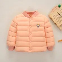 

2018 New Kids Outerwear Autumn Coat Kids Clothes Children's Clothing Baby Thin Jackets Boys Girls Warm Cotton Parkas For 1-6Age