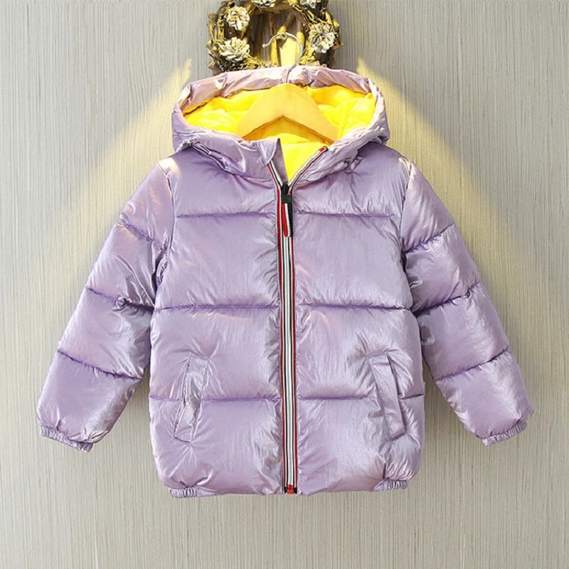 2018 Girls Winter Down Jacket Boys Outwear Coats Parkas Childrens Warm Jacket Girl Winter Jacket Hooded Coat for Russian Winter