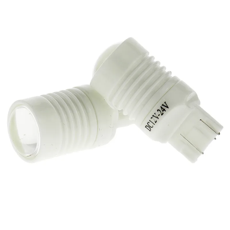 Светодиодный светильник с керамическим корпусом 2x T20 7443 W3X16Q 6x3030 SMD 12-24 В белый