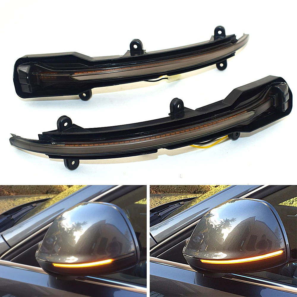 

Dynamic Turn Signal Led Side Rearview Mirror Indicator Blinker Repeater Light For Audi Q5 Sq5 8r 2010- Q7 Facelift 2010-2015