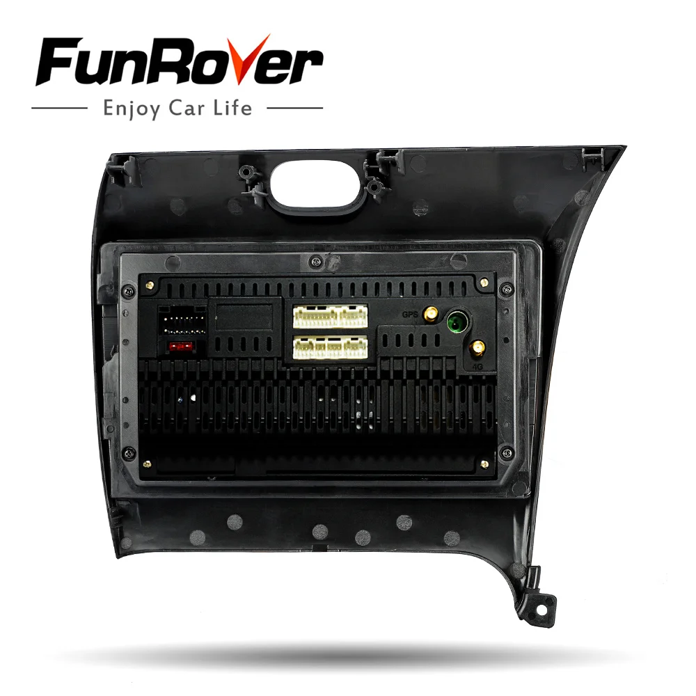 Clearance Funrover 2.5D+IPS Car Multimedia player Android 9.0 2 Din car Radio DVD headunit For Kia Cerato K3 Forte 2012-2016 Stereo GPS 5