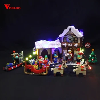 

Led Light Set For Lego 10245 Santa's Workshop The Father Christmas' Working Room Winter Building Blocks (only light+Battery box)