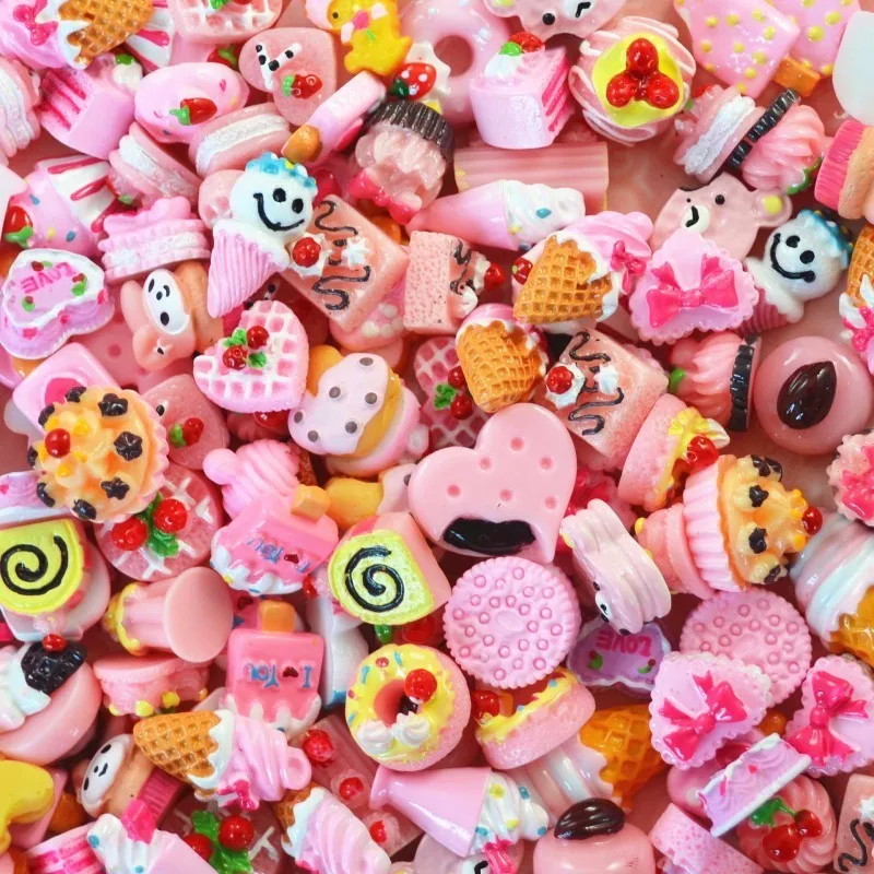 100 шт мини конфеты еда глина Fukubukuro счастливый мешок миниатюрный кукольный домик украшение Сказочный домашний телефон Декор DIY аксессуары