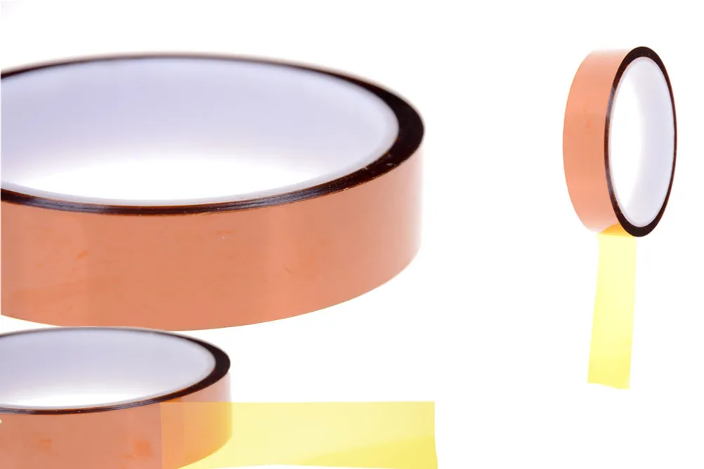 

1Roll Heat Resistant High Temperature Polyimide Adhesive Tape Tawny 20mm x 30m