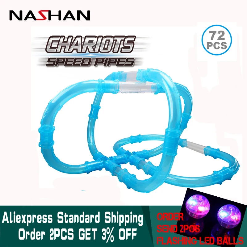 

Kids RC Car Toy Speed Pipes Racing Track Remote Control Building Tubes DIY Set Flash Light Baby Educational Toys for Children