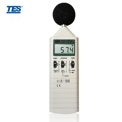 TES 1350A цифровой измеритель уровня звука 0.1дб разрешение Максимальная Функция