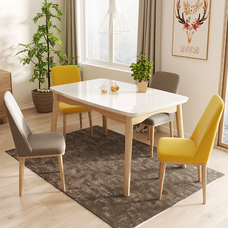 Nordic INS Dining Chair PU Fashion Creative Modern Minimalist Furniture Table and Chair Casual Coffee Office Home Chair