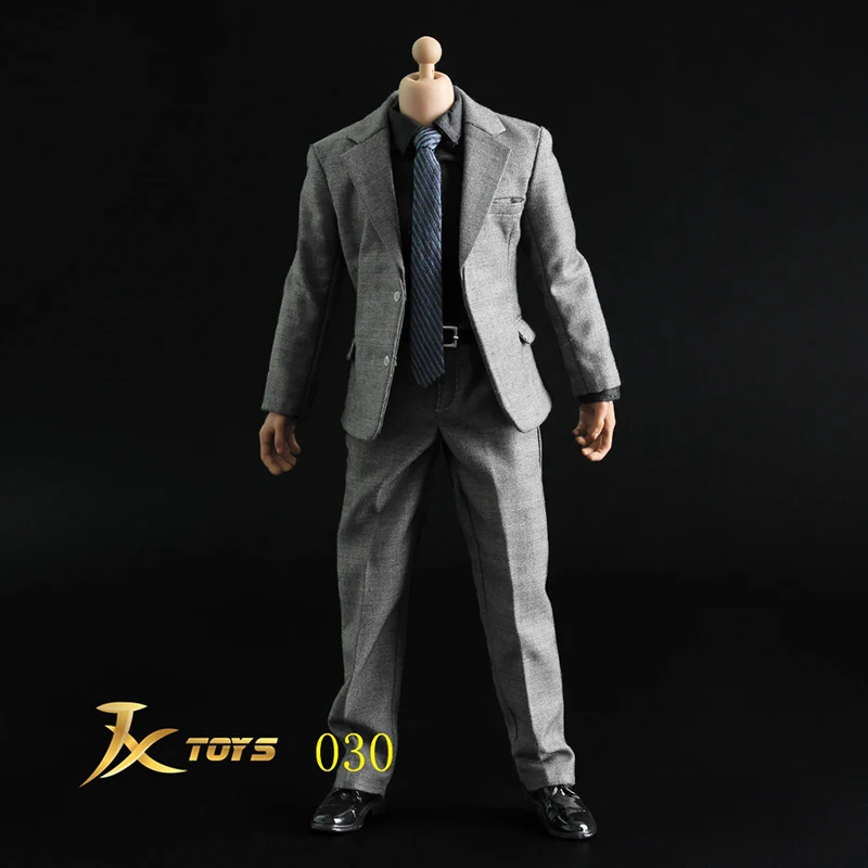 JXTOYS-030 1/6, темно-серый костюм солдата, подходящий Набор для 1" Мужской фигурки, голова Тони