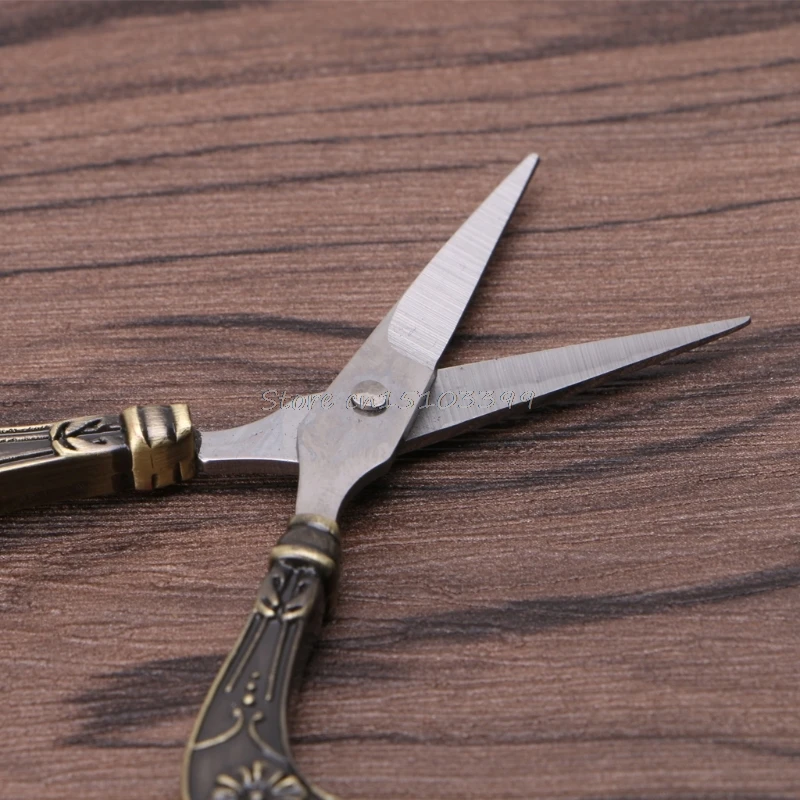 Антикварные винтажные цветочные ножницы резак ножницы швейный инструмент для вышивания DIY ножницы G08 и Прямая поставка