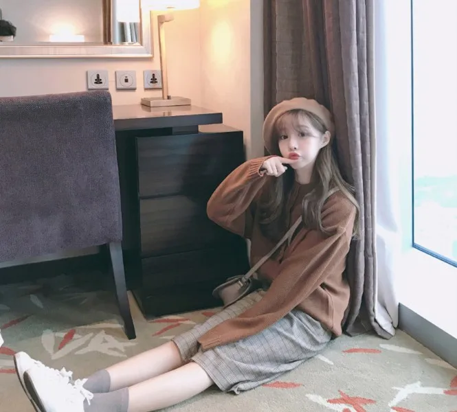 

2018 NEW Fashion Summer Women Skirt black Plaid Sexy High Waist Straight OL Office Lady Casual Knee-Length Skirts