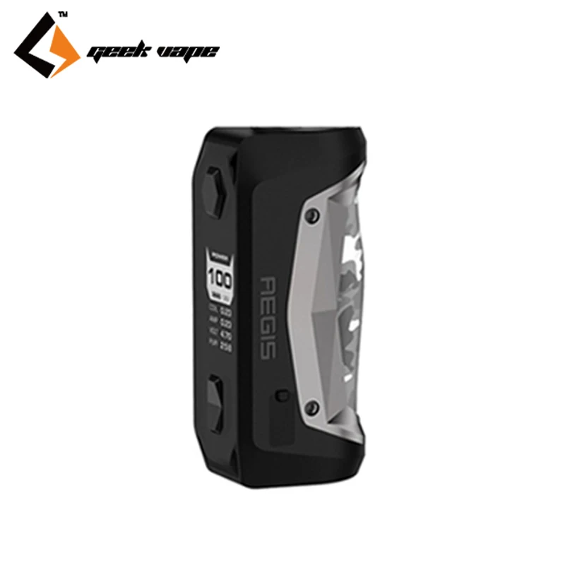 Günstige Original GeekVape Aegis Solo mod 100W Vape mod durch 18650 batterie für Tengu RDA E Zigarette Fit 510 E zigarette box mod