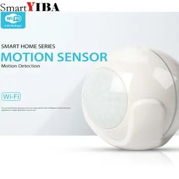 

SmartYIBA Wifi Wireless Passive Infrared Motion Sensor Alarm PIR Motion Dectector For APP Smart Home Automation