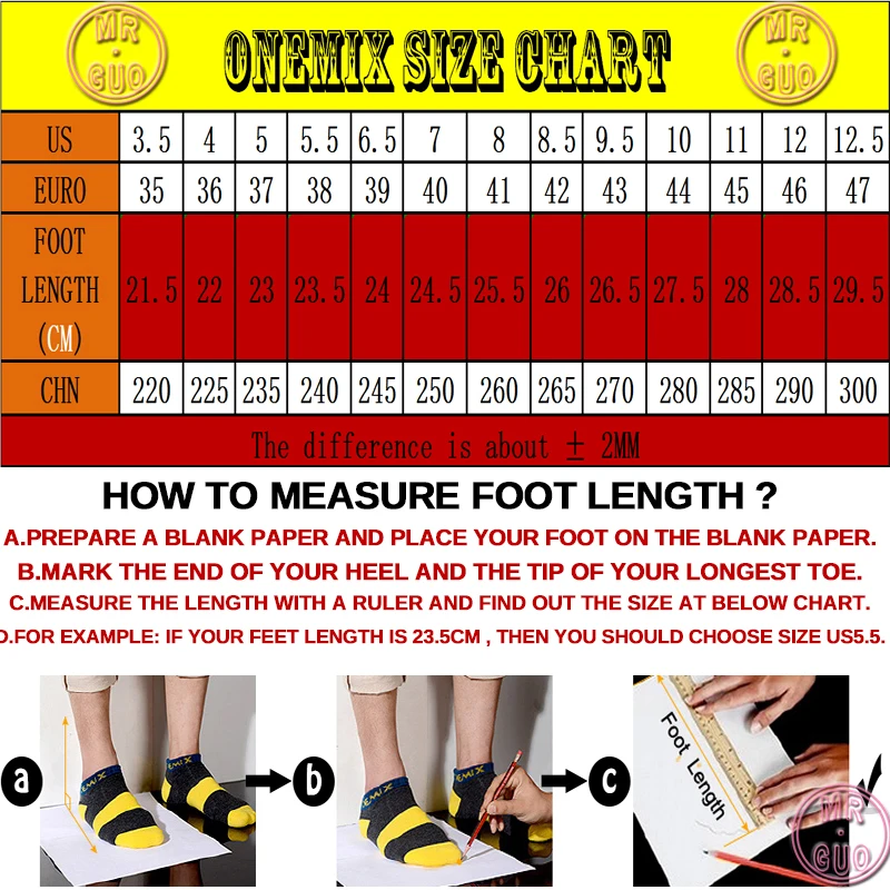 Roma Boots Size Chart