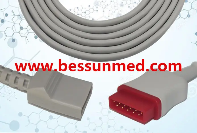 

GE-Marquette Dash1000,2000,3000,4000IBP Adapter Cable To Utah Transduver Adapter calbe 3M
