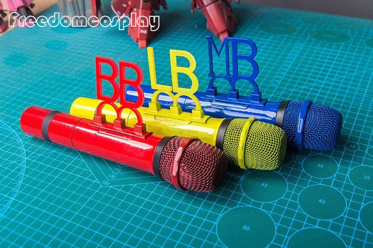 

Division Rap Battle DRB Voice Actor ICHIRO JIRO SABURO YAMADA Cosplay microphone mike Accessorie Prop