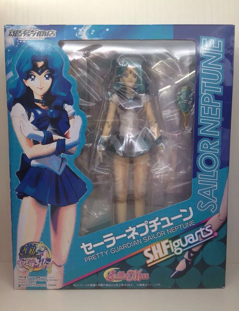 16cm SHFiguarts Sailor Moon Neptune PVC Action Figure Doll Toy Collective Dolls Toysin Action