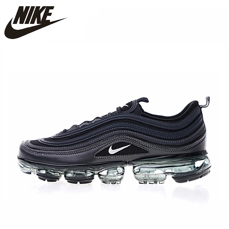 

NIKELAB W AIR VAPORMAX 97 Men's and Women's Running Shoes , Black, Shock-absorbing Wear-resistant Breathable Non-slip AO4542 001