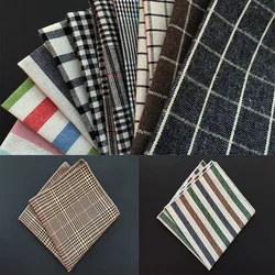 High Quality Fashion Plaid Hankerchief Cotton Men Pocket Square Suit Banquet Pocket Towel Slim Clothing Accessories High Quality Fashion Plaid Hankerchief Cotton Men Pocket Square Suit Banquet Pocket Towel Slim Clothing Accessories