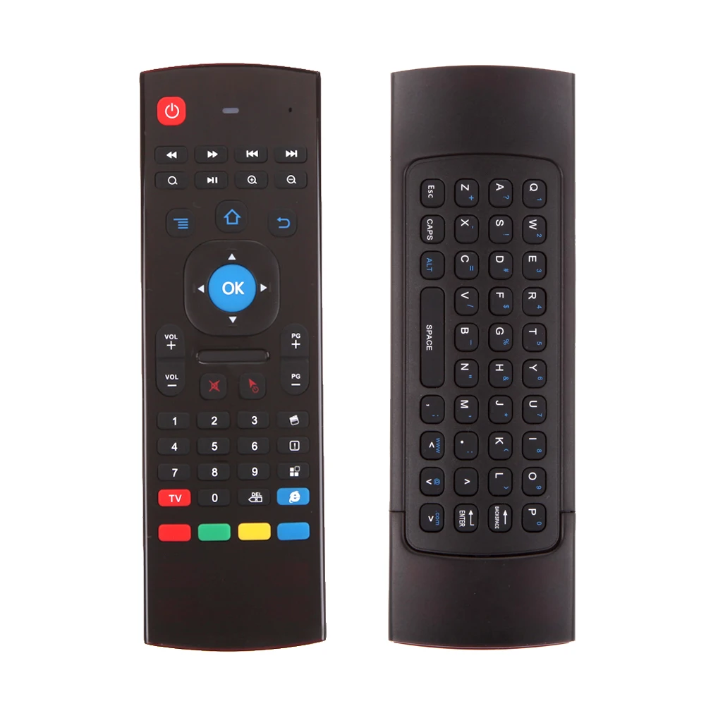 2.4GHz 6 Axis Air Mouse IR TV Remote Control Dual Infrared Keyboard