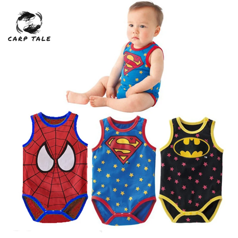 

Summer newborn baby short-sleeved tights cartoon cotton jumpsuit cute baby jumpsuit 2019 fashion newborn clothing baby clothes