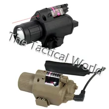 M6 тактическое оружие красный лазерный фонарик оптоэлектроники-точность светодиодный белый свет с переключателем для 20 мм железнодорожных прицел охотничья