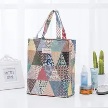 Хозяйственная сумка для девочек, хозяйственная сумка, Цветочная эко-сумка, хлопковый продуктовый мешочек, сумка, органайзер, большое пространство, печать, Прямая поставка