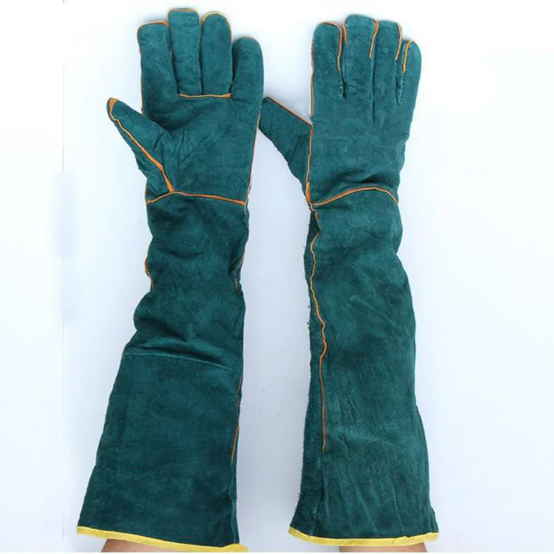 

Workplace Welding Leather Gloves Sleeve Protection Arm Welding Fire Arm Welding Work Sleeve Wear-resistant Insulation DSD033