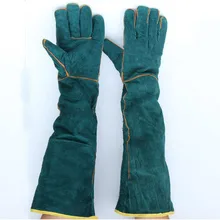 Рабочее место кожаные перчатки для сварки рукав защиты рук сварочный огонь Arm для сварочных работ с длинным рукавом Одежда-устойчивая изоляция DSD033