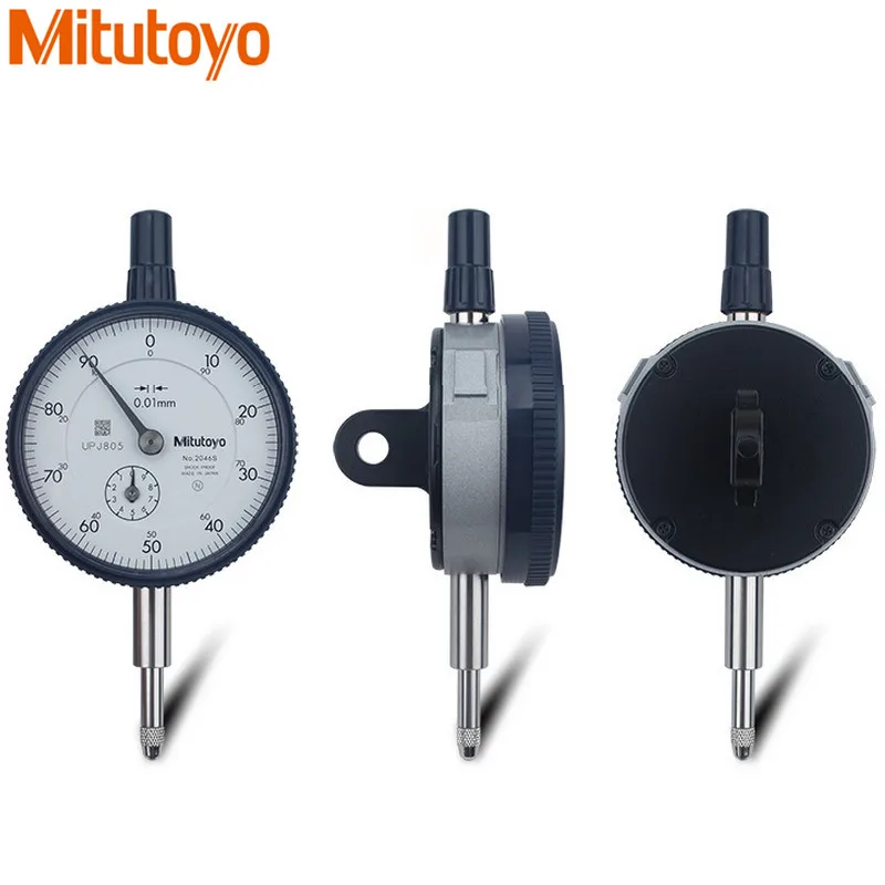 1PCS NEW Mitutoyo 2046S Dial Indicator 0-10mm X 0.01mm Grad 