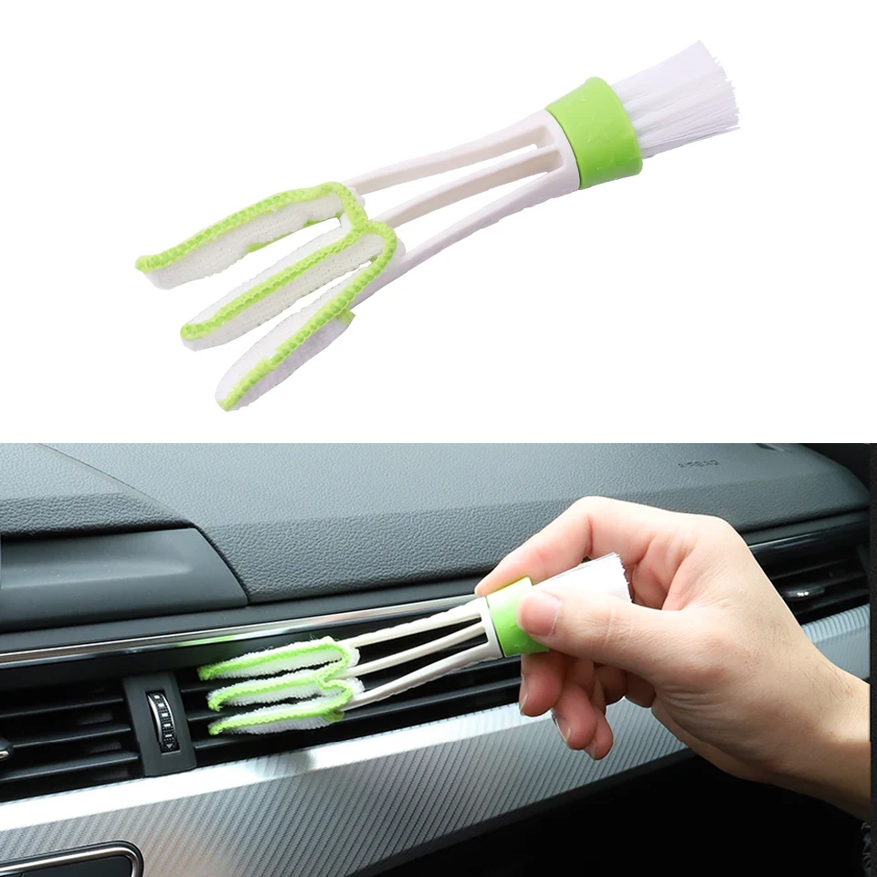 

Multi-function Double-end Car Vent Microfiber Cleaning Brush Computer Keyboard Cleaning Brush