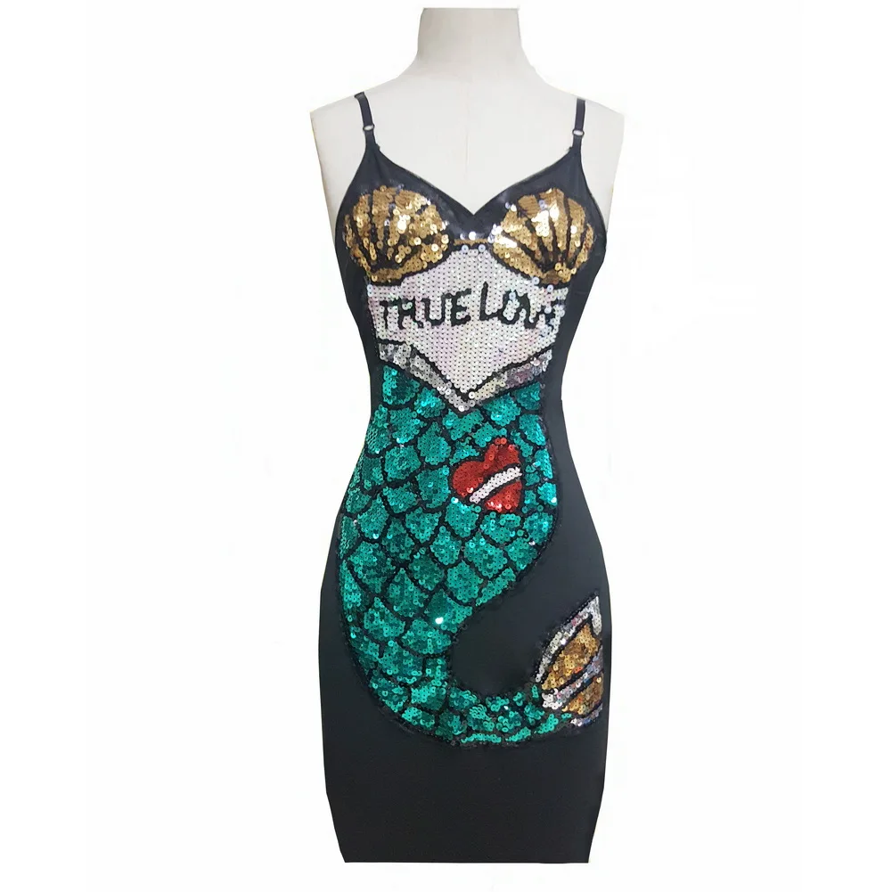 holographic mermaid dress