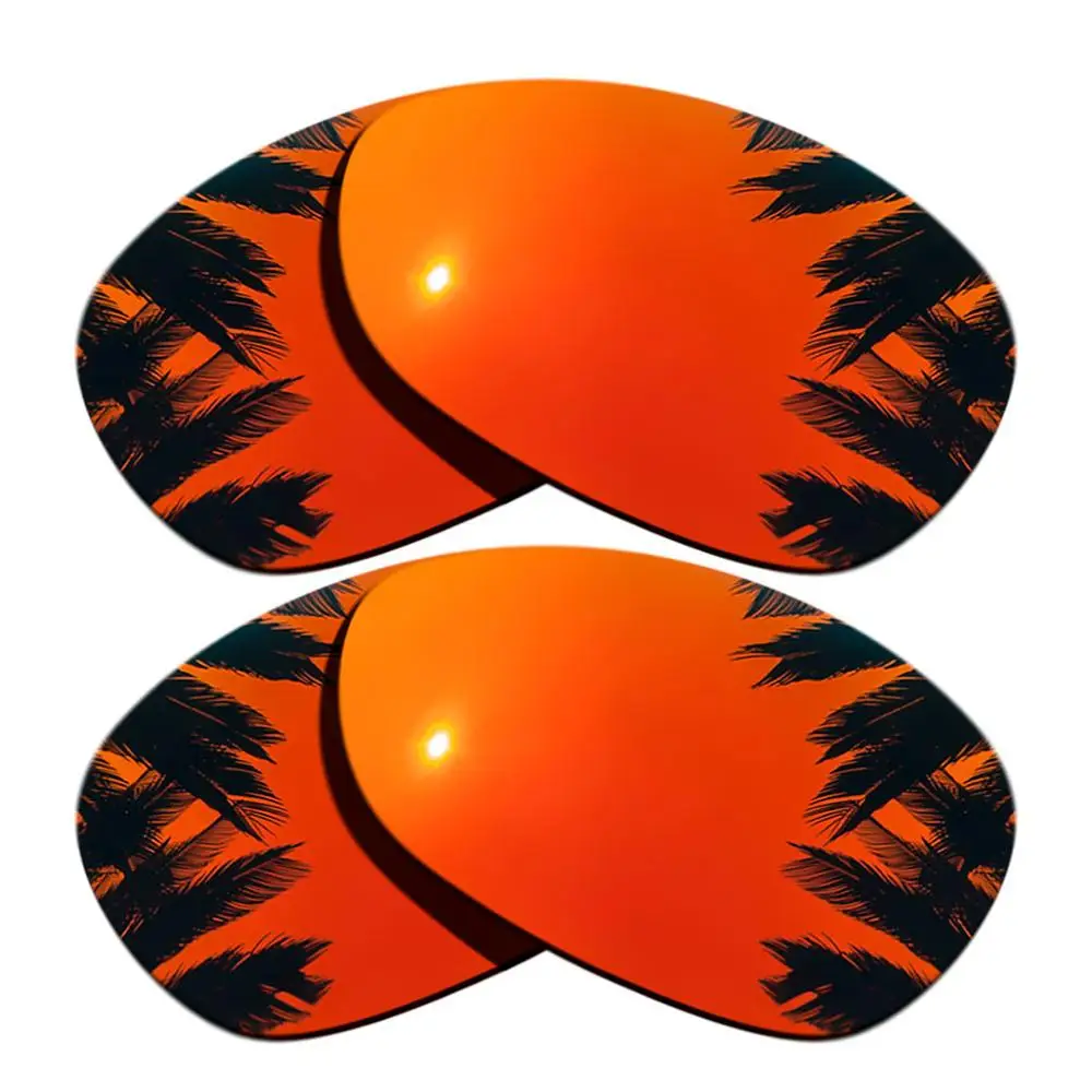 Поляризованные зеркальные линзы для замены покрытия-Оукли X Металл XX рамка мульти-цвета - Цвет линз: Orange Red-Red