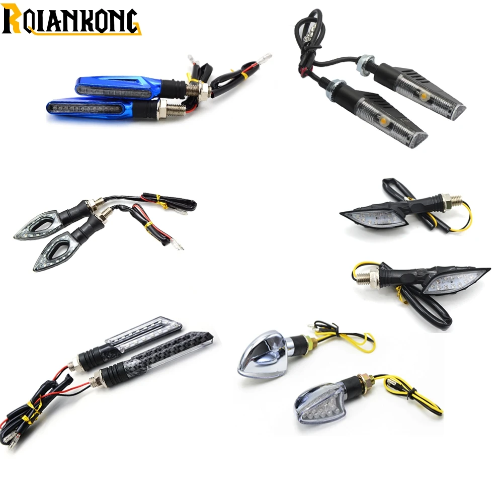 

Universal 12V Universal Motorcycle LED Turn Signal Light Indicators Amber Blinker Light Flashers Lighting Motorcycle Accessories
