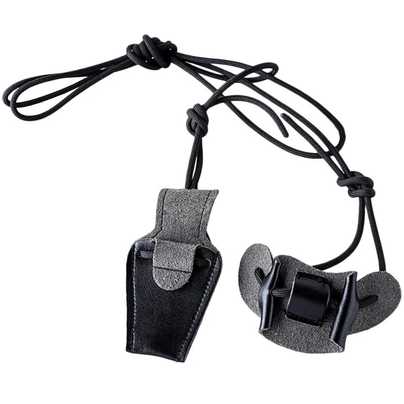 

Archery Bow Stringer Leather Bowstring Install Tool Bow Rope Long Bow Stringer String Outdoor Hunting Shooting Accessory
