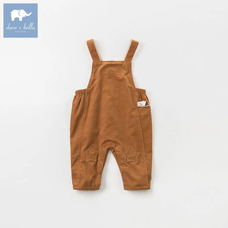 DB8540 dave bella baby autumn overall boys fashion soft overalls
