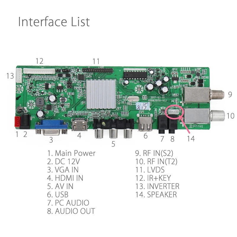 suporta sinal digital com flash atv controlador universal de tv usb play media russo