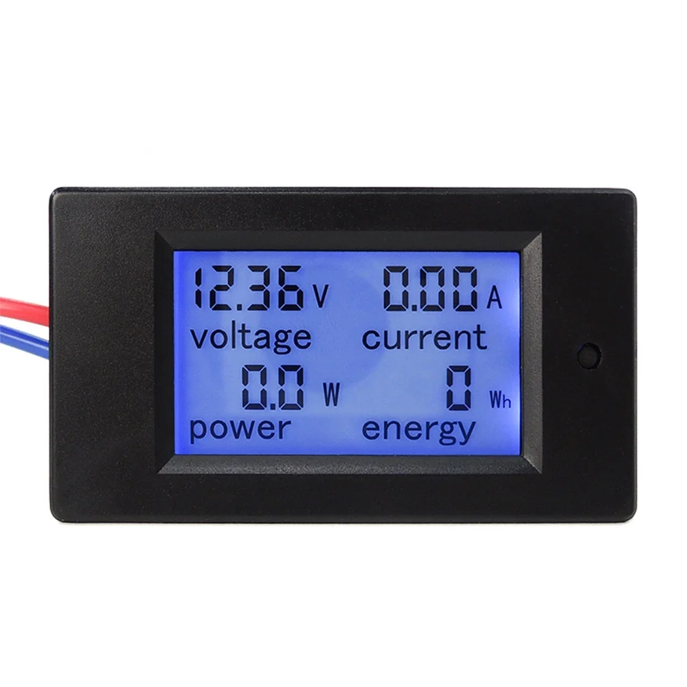 

New DC 6.5-100V 0-20A LCD Display Digital Current Voltage Power Energy Meter Multimeter Ammeter Voltmeter with 20A Current Shunt
