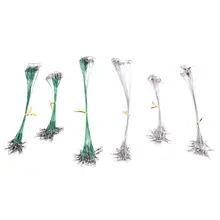 60 шт 15/20/25 см рыбацкие блесны лидер Сталь провод из нержавеющей стали для рыбалки проволочный вдеватель приманки трассировки провода Рыбалка инструмент