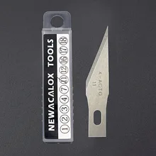 20PCS Stainless Steel Blades for Mobile Phone Films Tools Cutter Graver Crafts Hobby Knife DIY Scalpel Wood Carving PCB Repair
