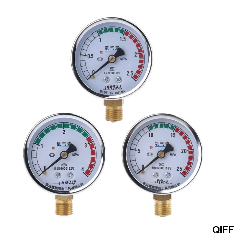 

Oxygen Mig Tig Flow Meter Gas Weld Dial Pressure Gauge Pressure Reducing Valve Welding Regulator O2 Meter Gauge July 3