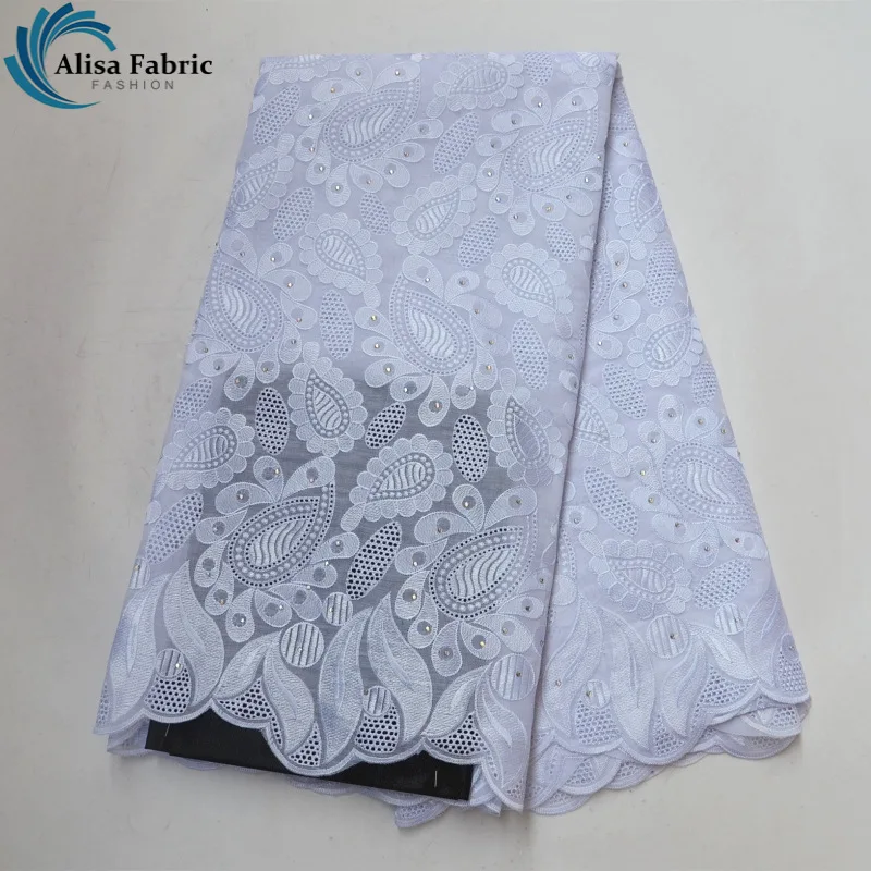 

Men Soft Lace Fabric Swiss Voile Lace in Switzerland High Quality 2019 African Cotton Lace Fabrics embroidery with Hollow design